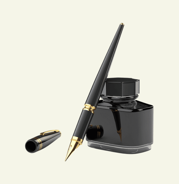 Vintage Fountain Pen & Ink Set